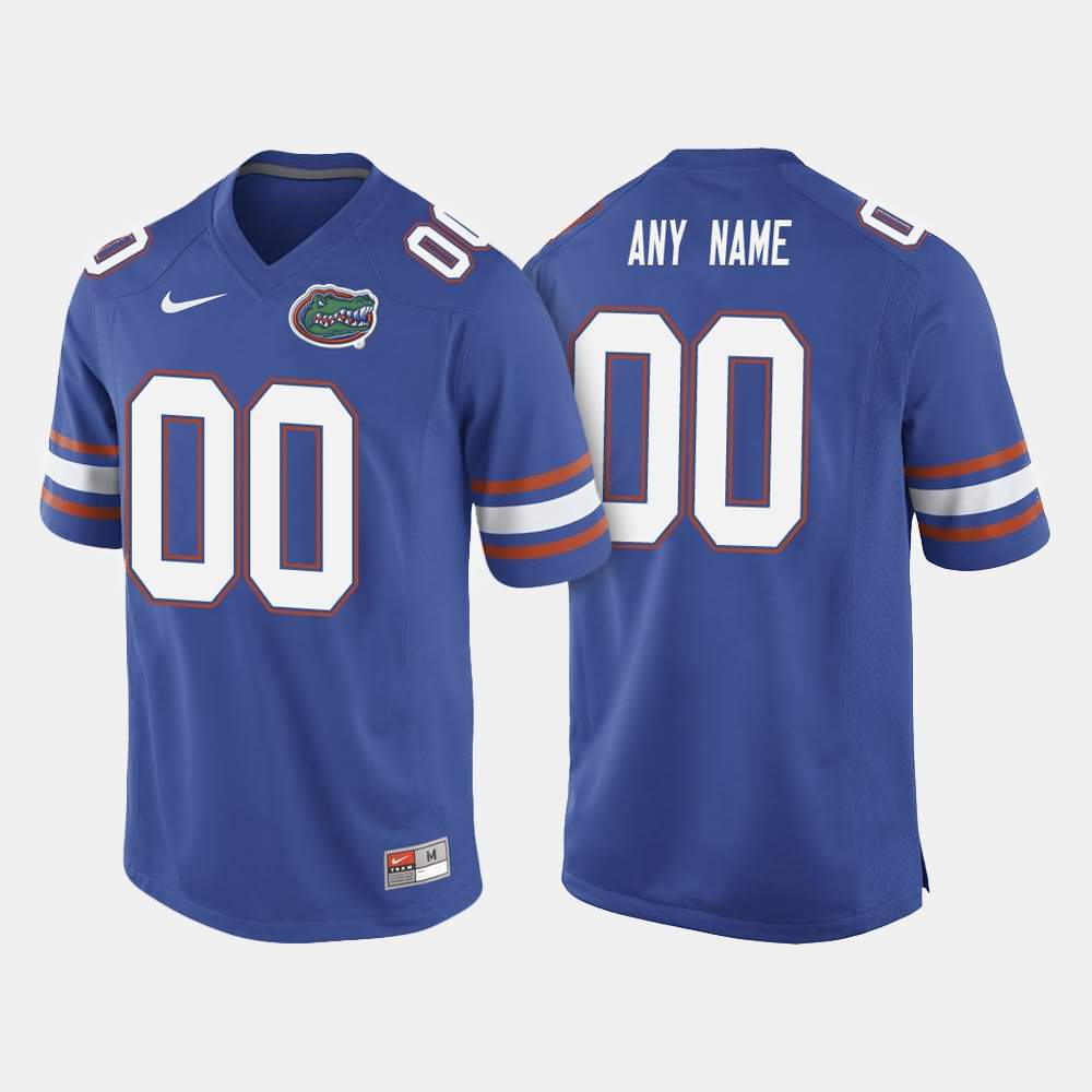 NCAA Florida Gators Customize Men's #00 Nike Royal Blue Elite Stitched Authentic College Football Jersey WHP5164TO
